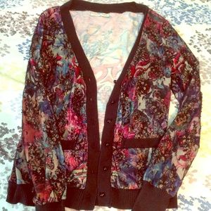 Fun colorful cardigan